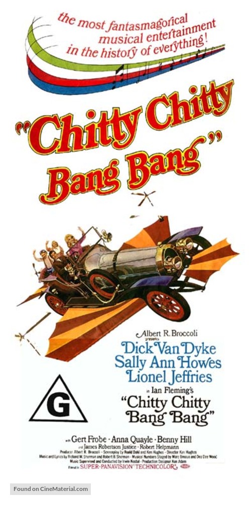 Chitty Chitty Bang Bang - Australian Movie Poster