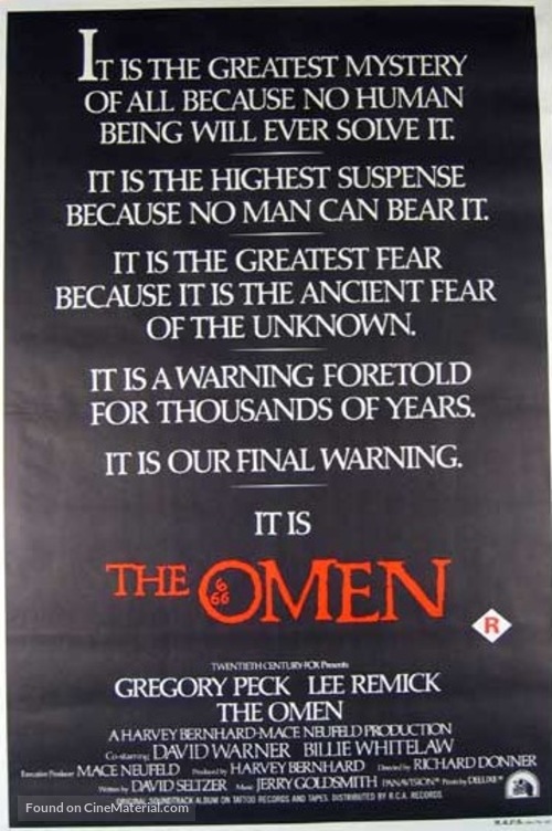 The Omen - Australian Movie Poster