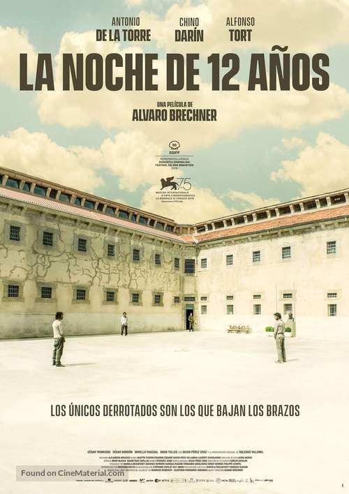 La noche de 12 a&ntilde;os - Uruguayan Movie Poster