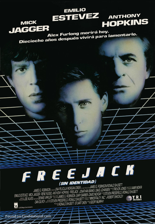 Freejack - Spanish Movie Poster