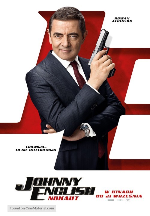 Johnny English Strikes Again - Polish Movie Poster