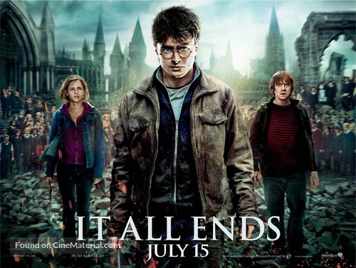 Harry Potter and the Deathly Hallows - Part 2 - British Movie Poster