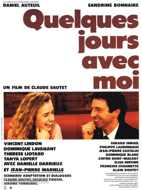 Quelques jours avec moi - French Movie Poster