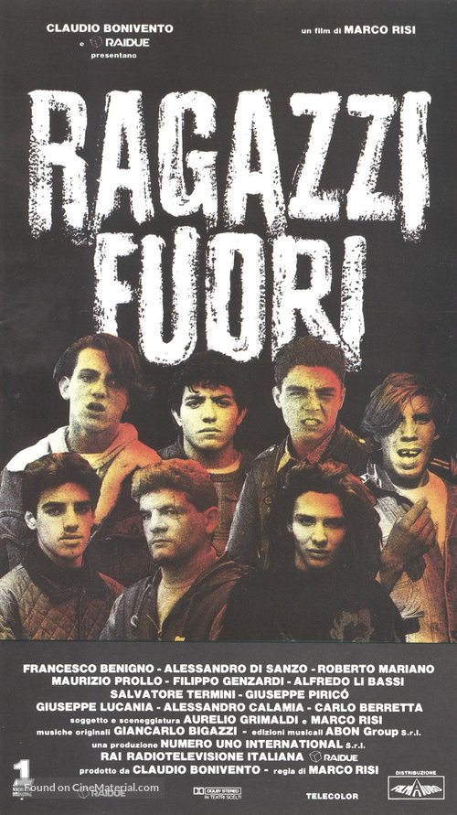 Ragazzi fuori - Italian VHS movie cover