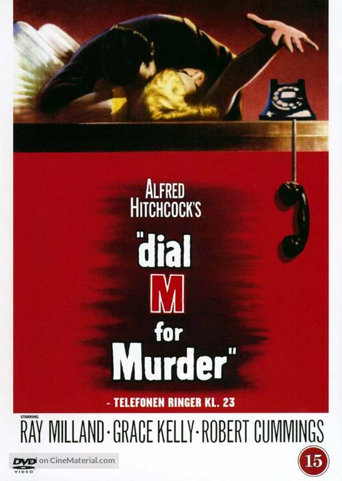 Dial M for Murder - Danish DVD movie cover