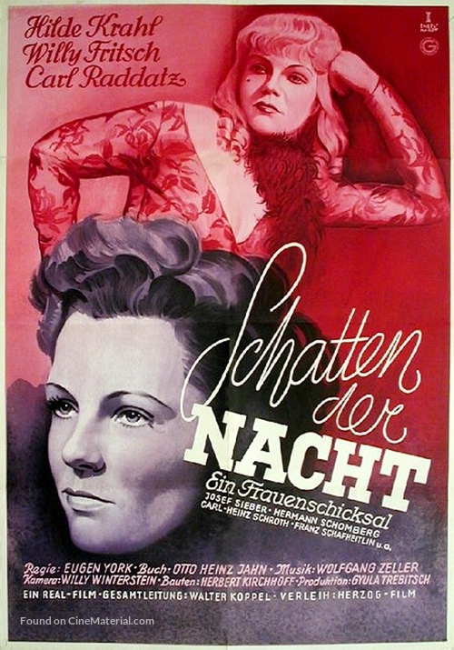 Schatten der Nacht - German Movie Poster