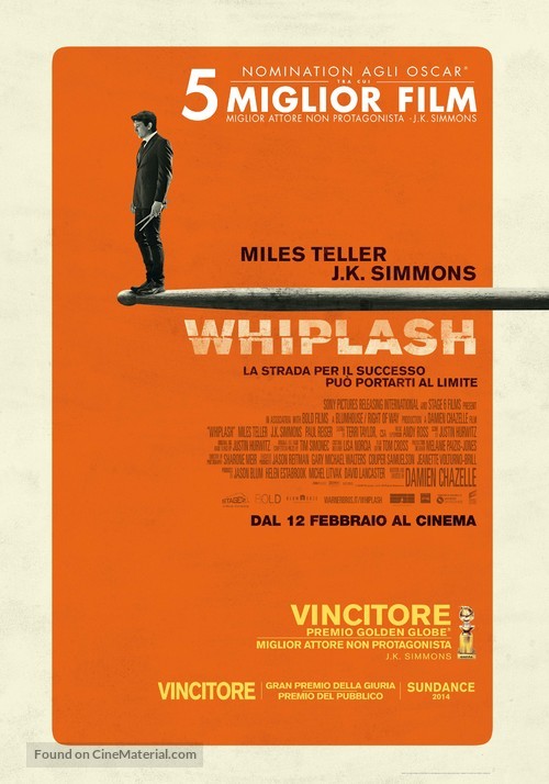 Whiplash - Italian Movie Poster