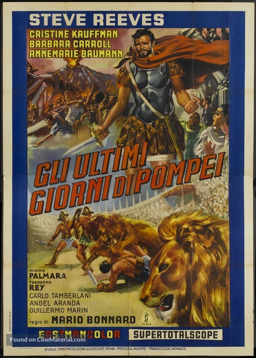 Ultimi giorni di Pompei, Gli - Italian Movie Poster