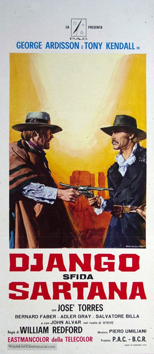 Django sfida Sartana - Italian Movie Poster