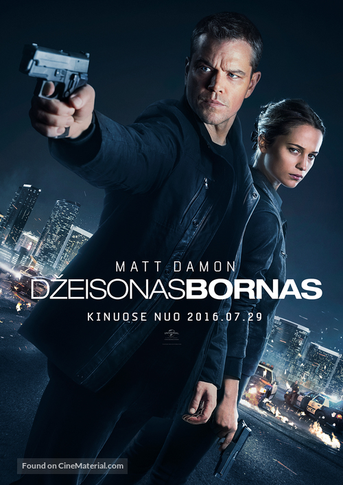 Jason Bourne - Lithuanian Movie Poster
