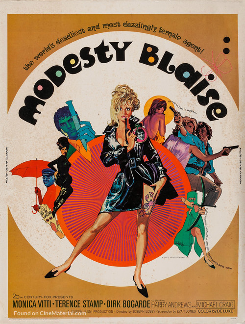 Modesty Blaise - Movie Poster