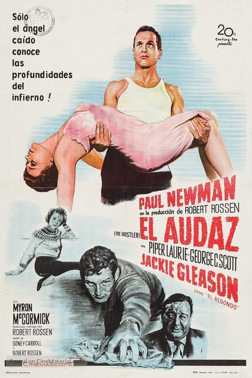 The Hustler - Argentinian Movie Poster