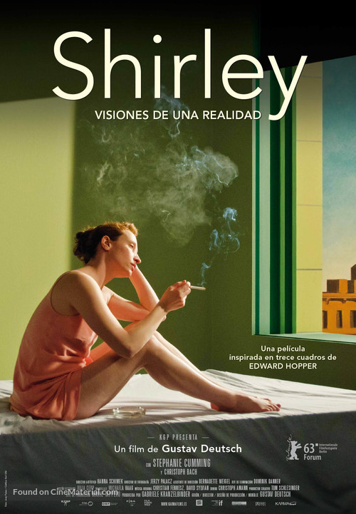 Shirley: Visions of Reality - Spanish Movie Poster