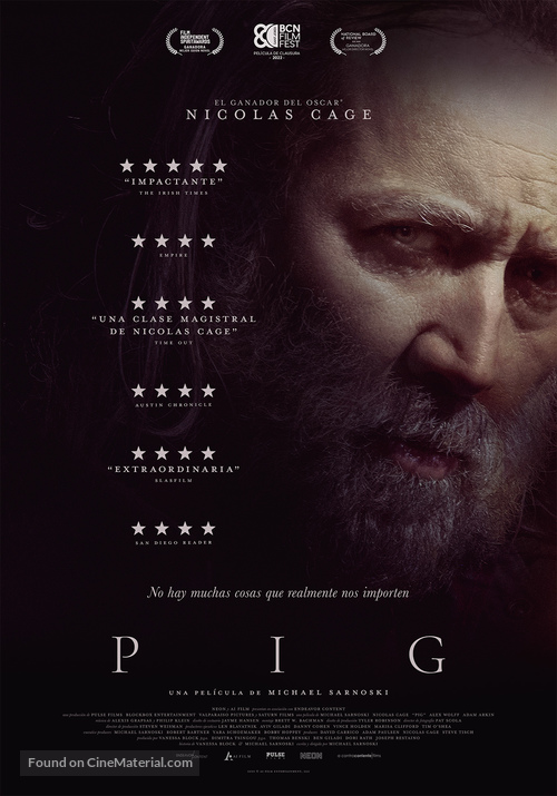 Pig - Spanish Movie Poster