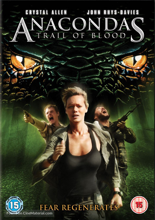 Anaconda 4: Trail of Blood - British DVD movie cover