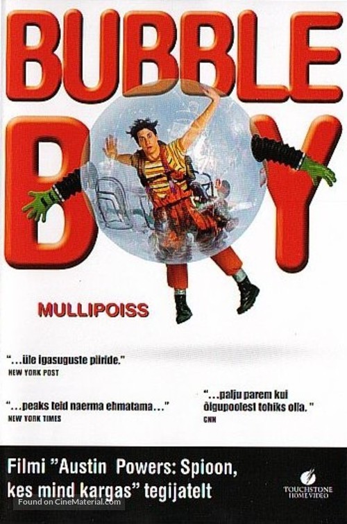 Bubble Boy - Estonian DVD movie cover