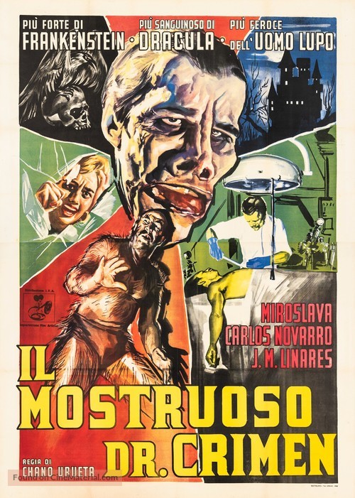 El monstruo resucitado - Italian Movie Poster