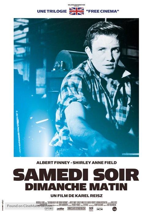 Saturday Night and Sunday Morning - French Re-release movie poster