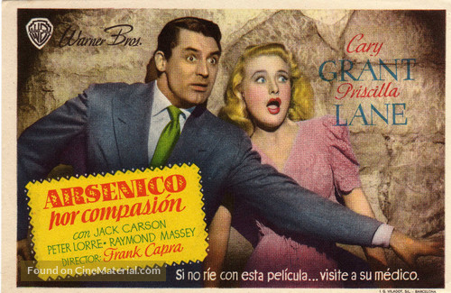Arsenic and Old Lace - Spanish Movie Poster