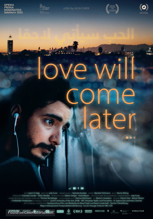 Love Will Come Later - Swiss Movie Poster