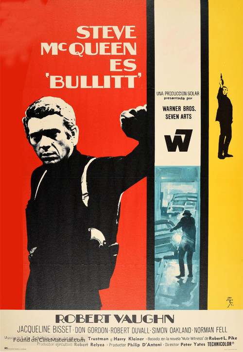 Bullitt - Spanish Movie Poster