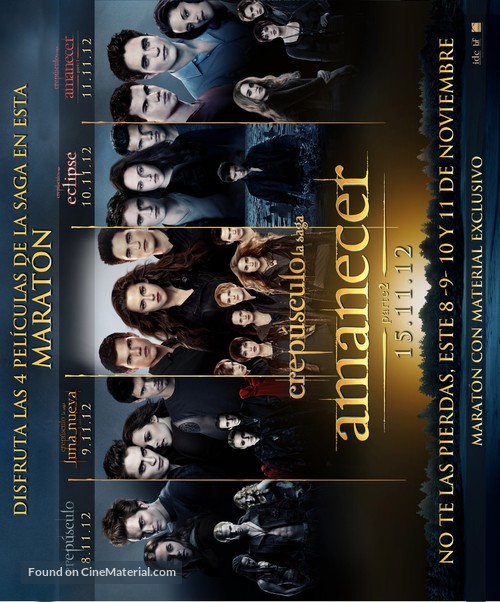The Twilight Saga: Breaking Dawn - Part 2 - Chilean Movie Poster