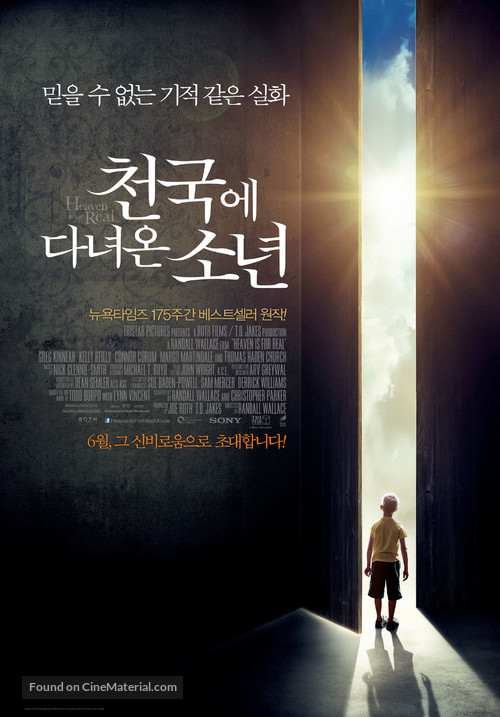 Heaven Is for Real - South Korean Movie Poster