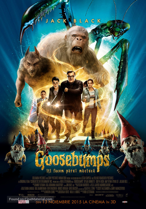 Goosebumps - Romanian Movie Poster