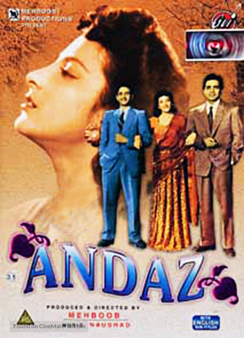 Andaz - British DVD movie cover