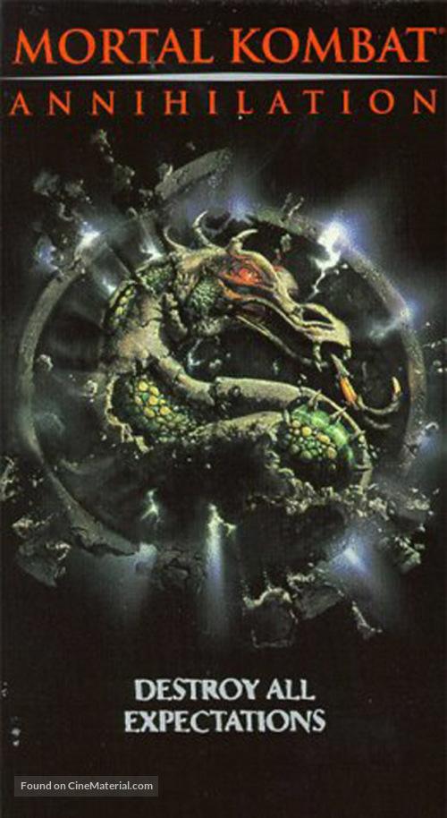 Mortal Kombat: Annihilation - VHS movie cover