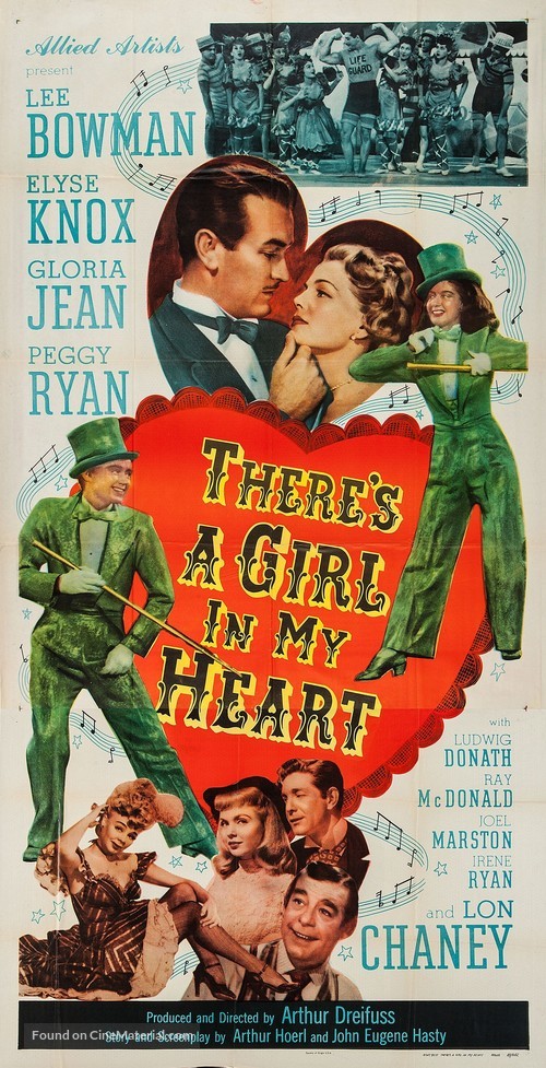 There&#039;s a Girl in My Heart - Movie Poster