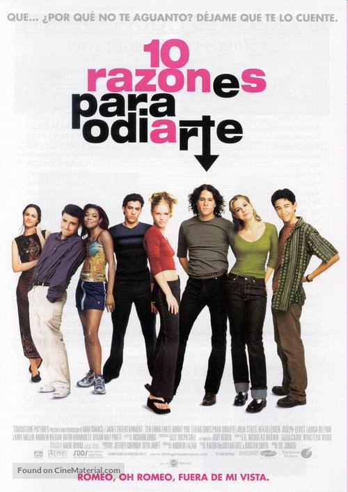 10 Things I Hate About You - Spanish Movie Poster