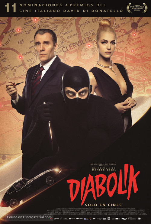 Diabolik - Spanish Movie Poster