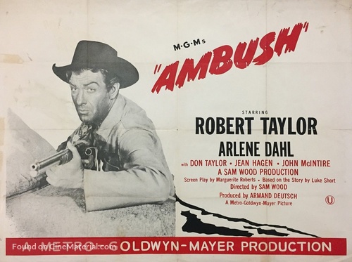 Ambush - British Movie Poster