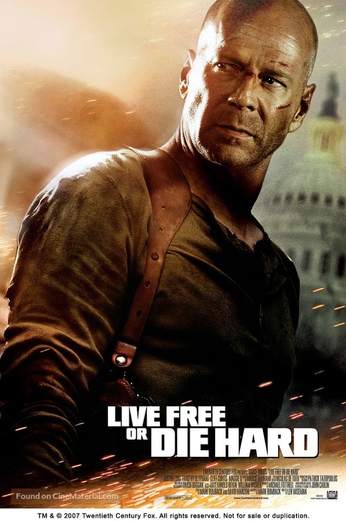 Live Free or Die Hard - Movie Poster