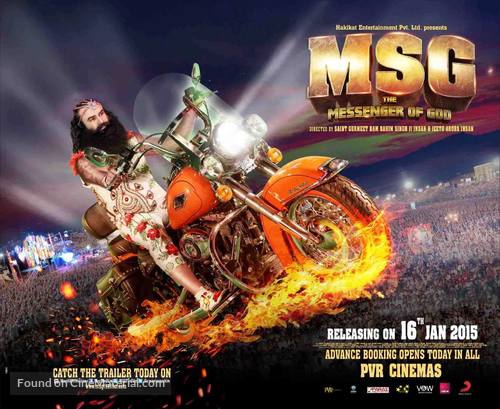 MSG: The Messenger of God - Indian Movie Poster