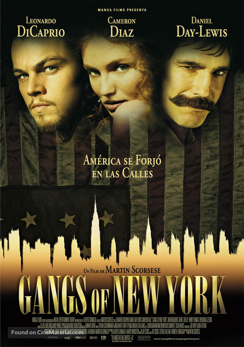 Gangs Of New York - Spanish Movie Poster