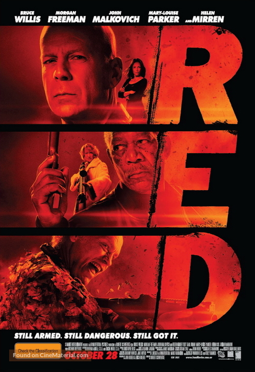 RED - Australian Movie Poster