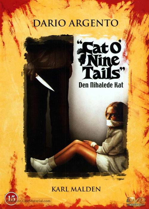 Il gatto a nove code - Danish DVD movie cover