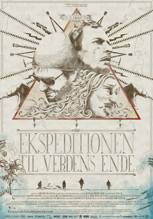 Ekspeditionen til verdens ende - Danish Movie Poster