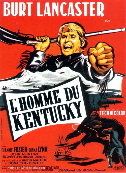 The Kentuckian - French Movie Poster