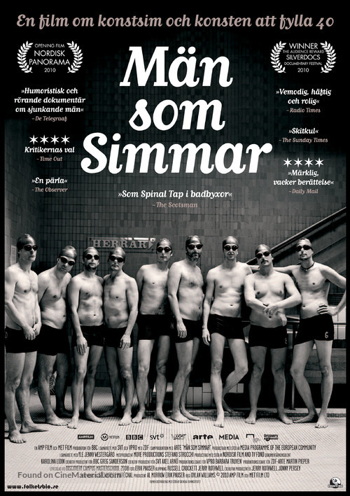 Men Who Swim - Swedish Movie Poster