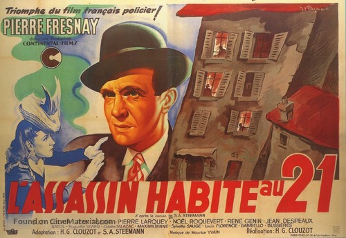 L&#039;assassin habite... au 21 - French Movie Poster