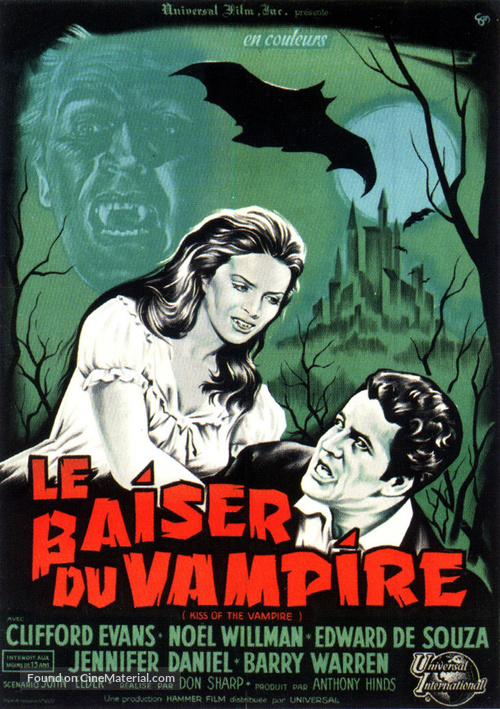 The Kiss of the Vampire - French Movie Poster