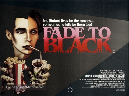 Fade to Black - British Movie Poster