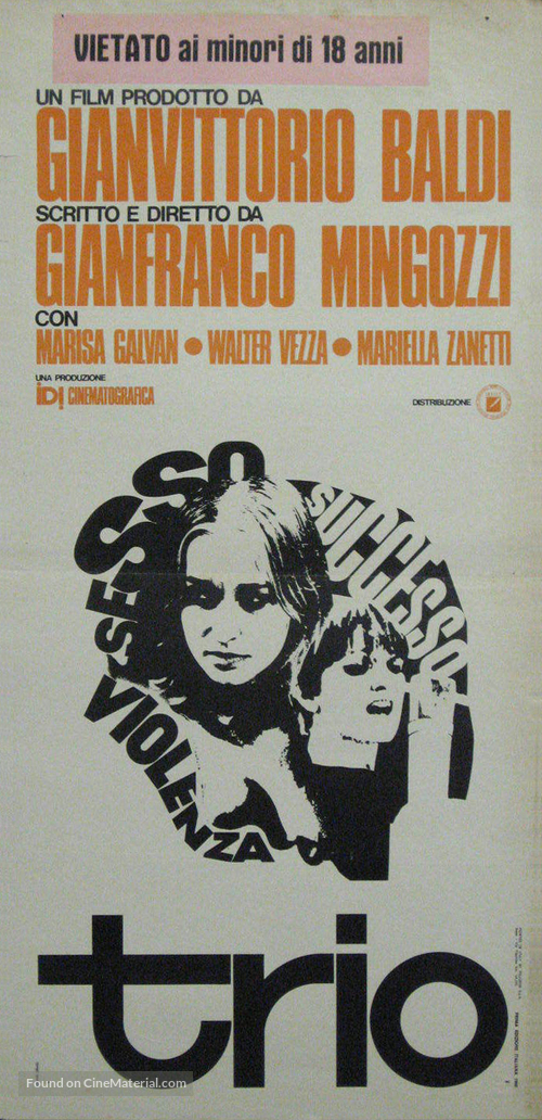 Trio - Italian Movie Poster