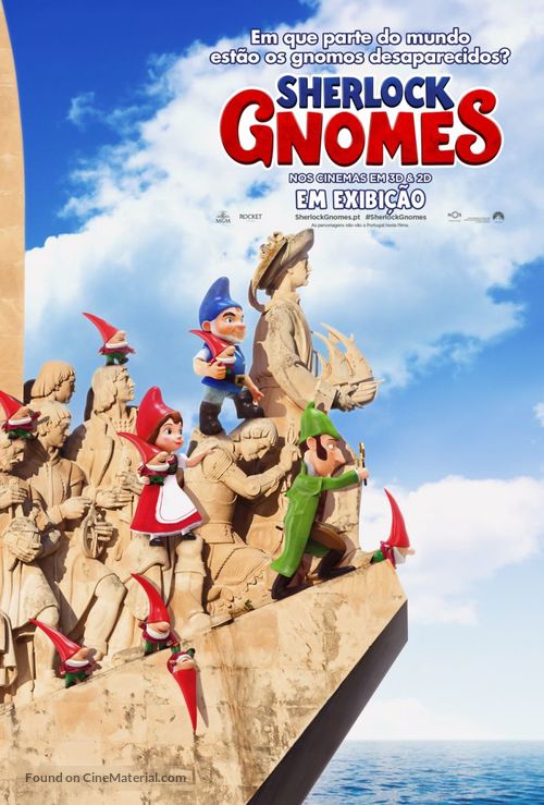 Sherlock Gnomes - Portuguese Movie Poster