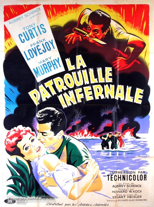 Beachhead - French Movie Poster