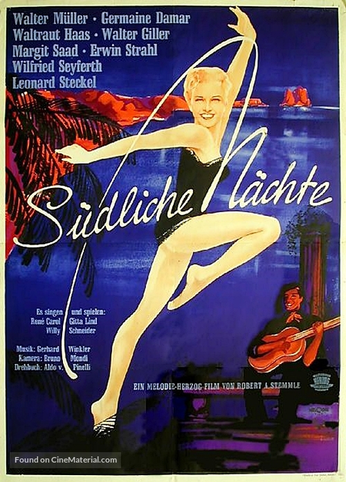 S&uuml;dliche N&auml;chte - German Movie Poster