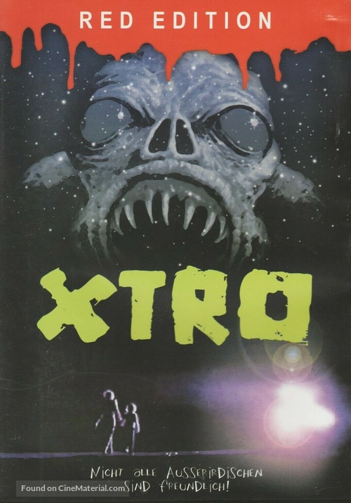 Xtro - German DVD movie cover